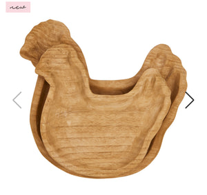 Paulownia Wood Chicken Trays