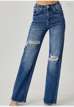 Load image into Gallery viewer, Ripped Wide Leg Jean