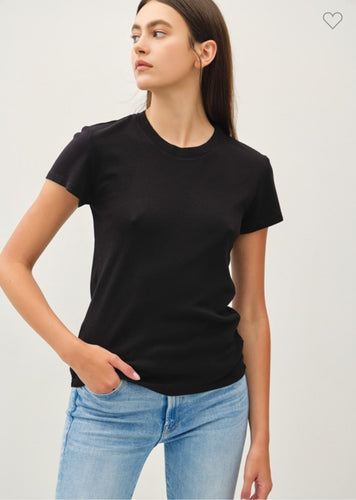 Black Basic Tee