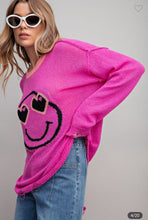 Load image into Gallery viewer, Smiley Face Knit Sweater