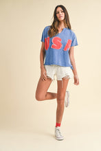 Load image into Gallery viewer, Mineral Washed USA Tee