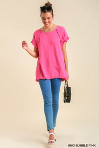 Coral Pink Blouse