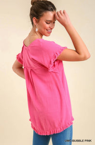Coral Pink Blouse