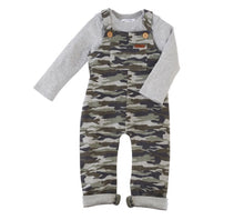 Load image into Gallery viewer, Camo Overall &amp; Shirt Set Mud Pie