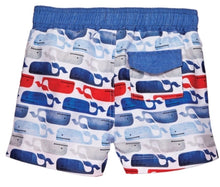 Load image into Gallery viewer, Whale Swim Trunks