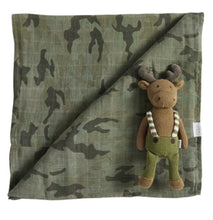 Load image into Gallery viewer, Camo Swaddle and Rattle Set
