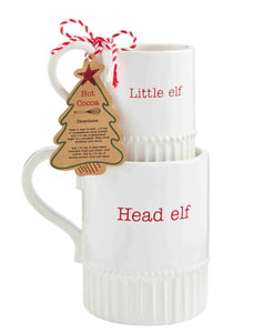 Holiday Big and Little Mug Set