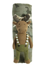 Load image into Gallery viewer, Camo Swaddle and Rattle Set