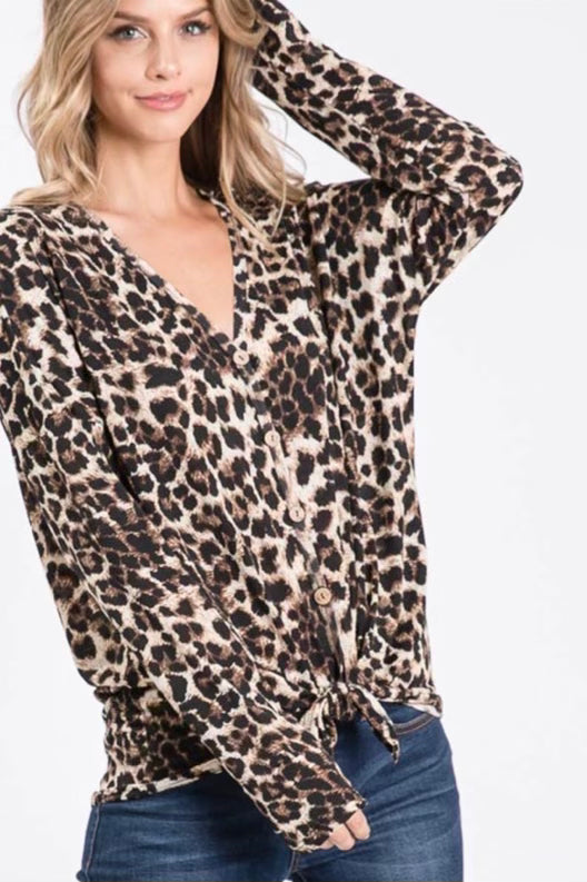 Wild For You Tie Top