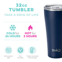 Load image into Gallery viewer, Navy Tumbler 32oz