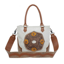 Load image into Gallery viewer, Burnished Play Hand Tooled Bag