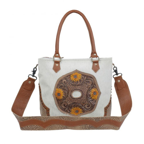 Burnished Play Hand Tooled Bag