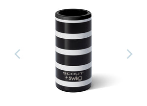 Scout Fleetwood Black Skinny Can Cooler